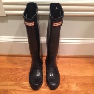 Hunter tall rain boots